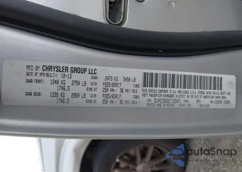 2014 Dodge Journey Sxt from USA, damaged, VIN 3C4PDCBG5ET155071